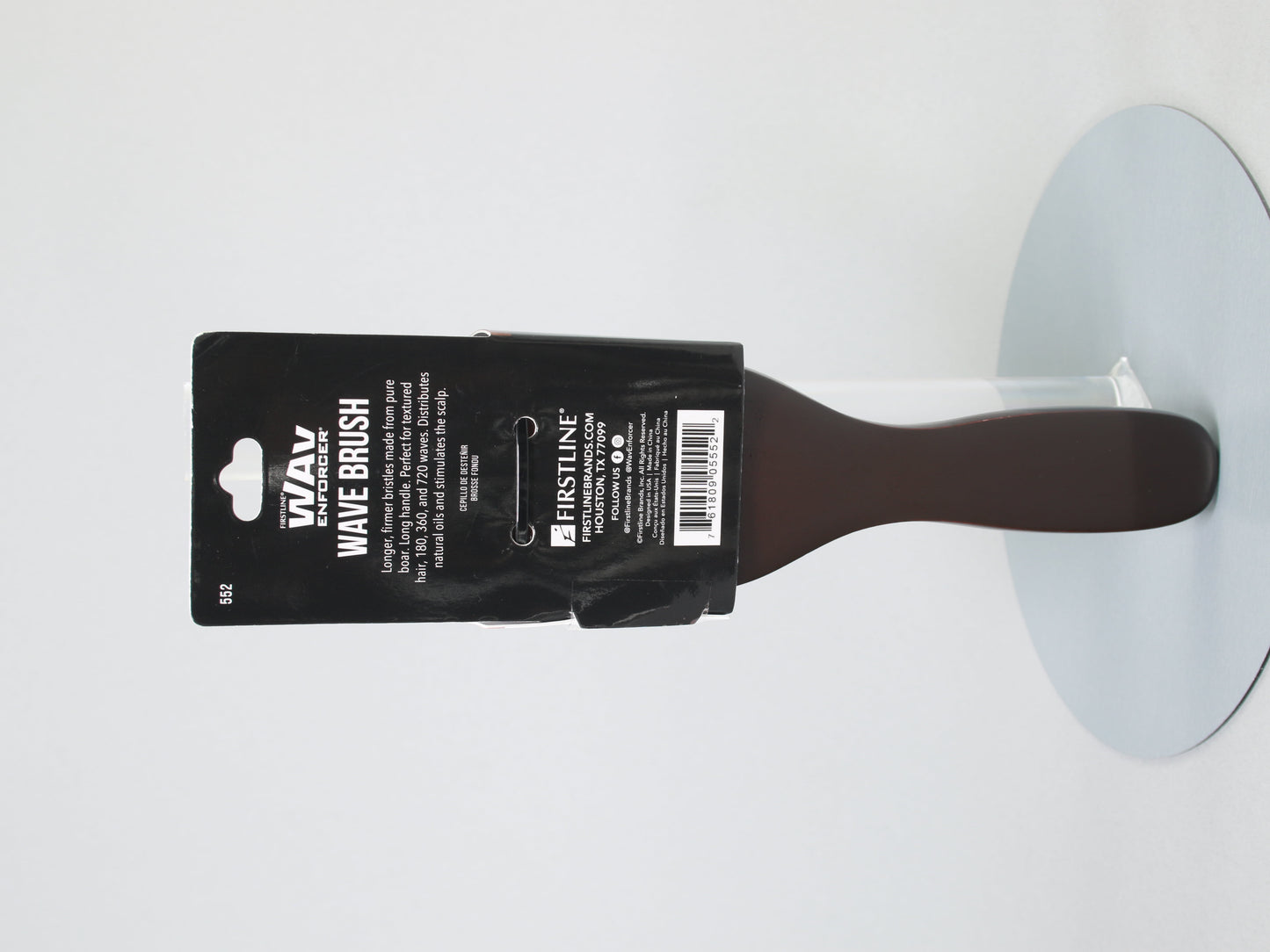 (2 pack) 10" Boar Bristle Wave Hair Brush, Brown, 1 Count - Image 5