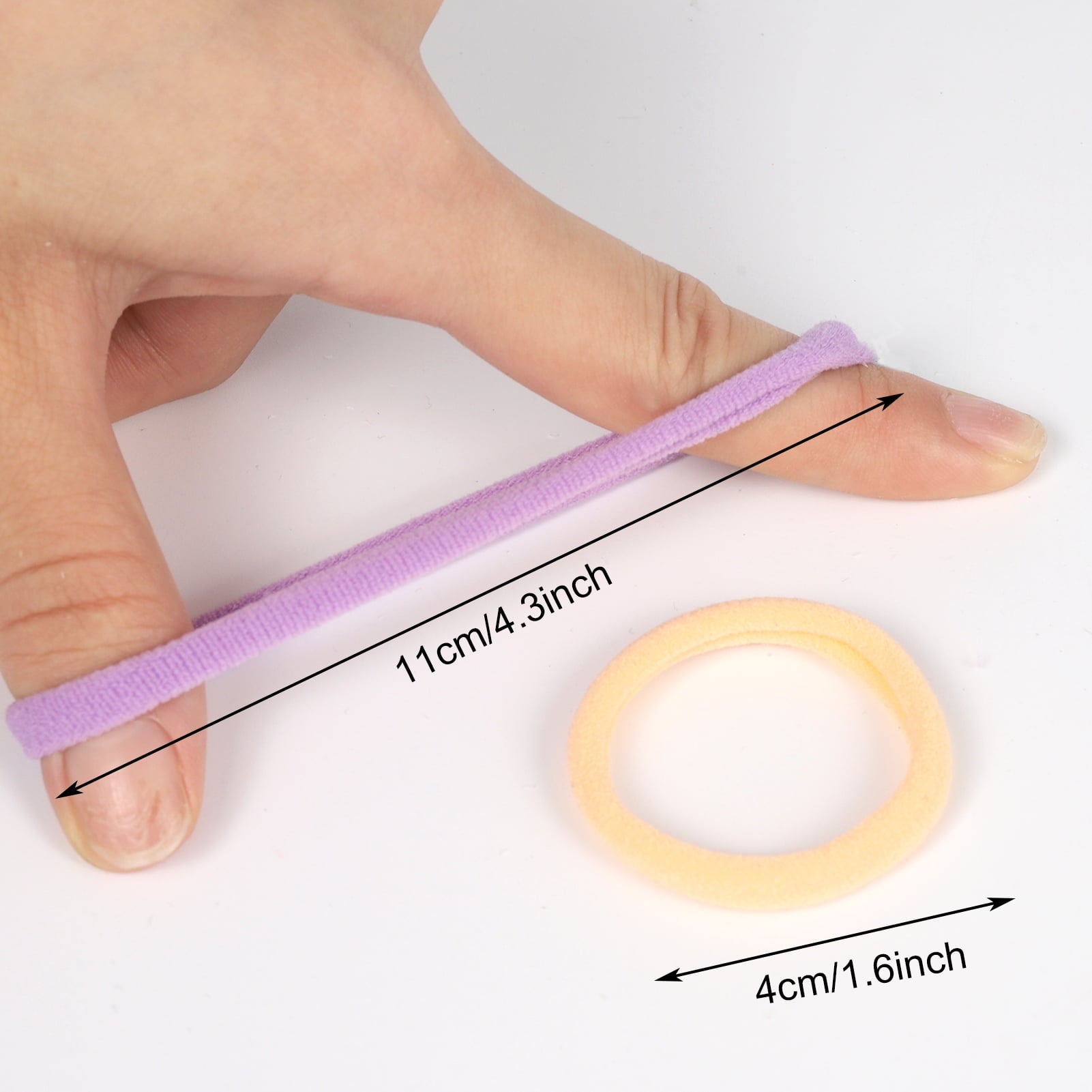 3 Pcs Detangling Brush with 100 Hair Ties, Curved Vented Styling Hair Brush with Seamless Spring Ties, Women Fast Blo... - Image 3