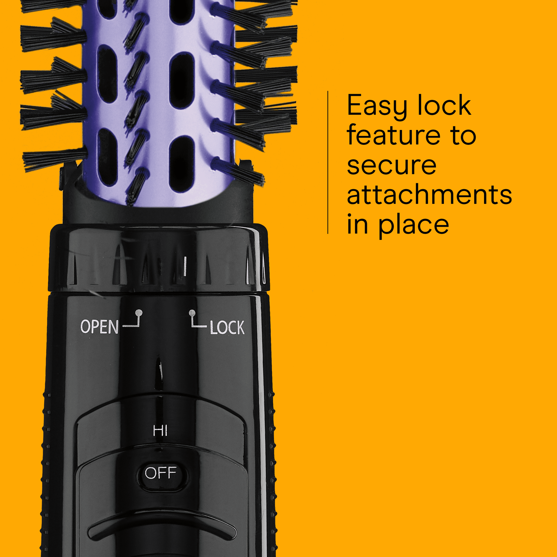 Hot Air Styler 2-in-1 Volumizing Brush with Dual Attachments - Image 2