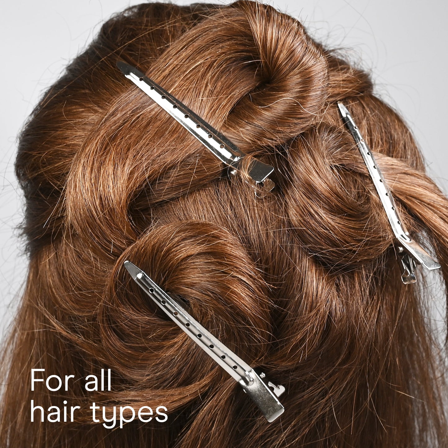 Salon Hair Setting Clips, Silver, 30 Count - Image 5