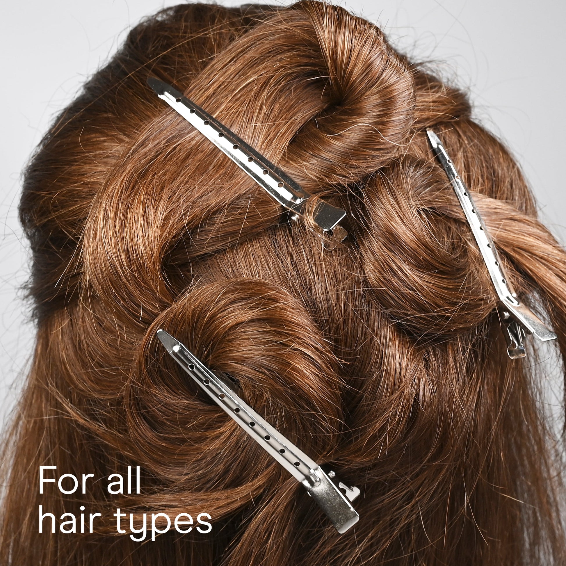Salon Hair Setting Clips, Silver, 30 Count - Image 5