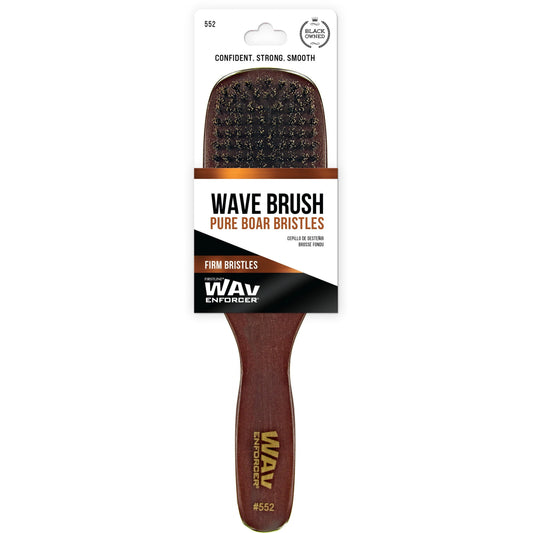 (2 pack) 10" Boar Bristle Wave Hair Brush, Brown, 1 Count - Image 2