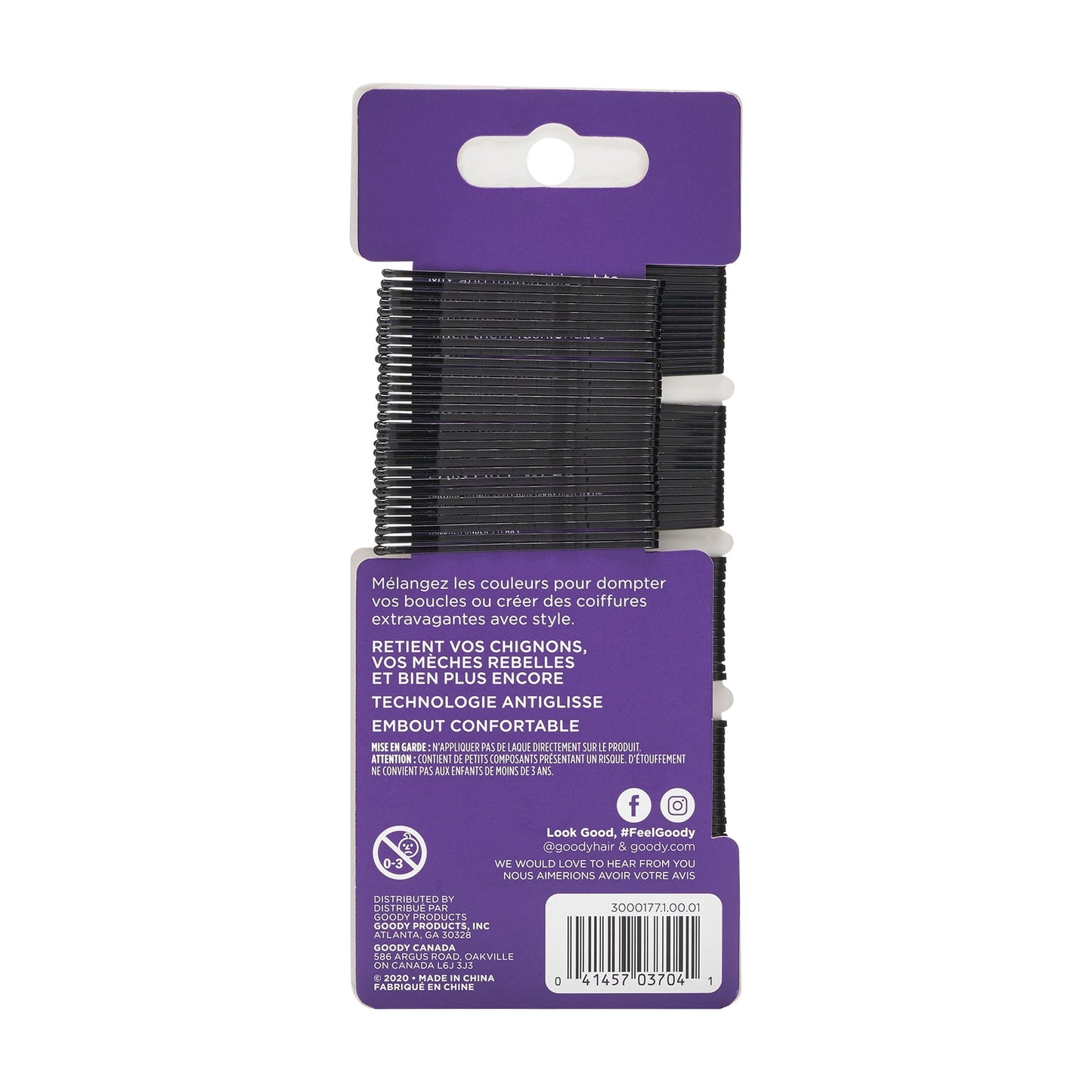 Proof Grip, Secure Hold Hair , for All Ages, Black, 90 Ct - Image 6