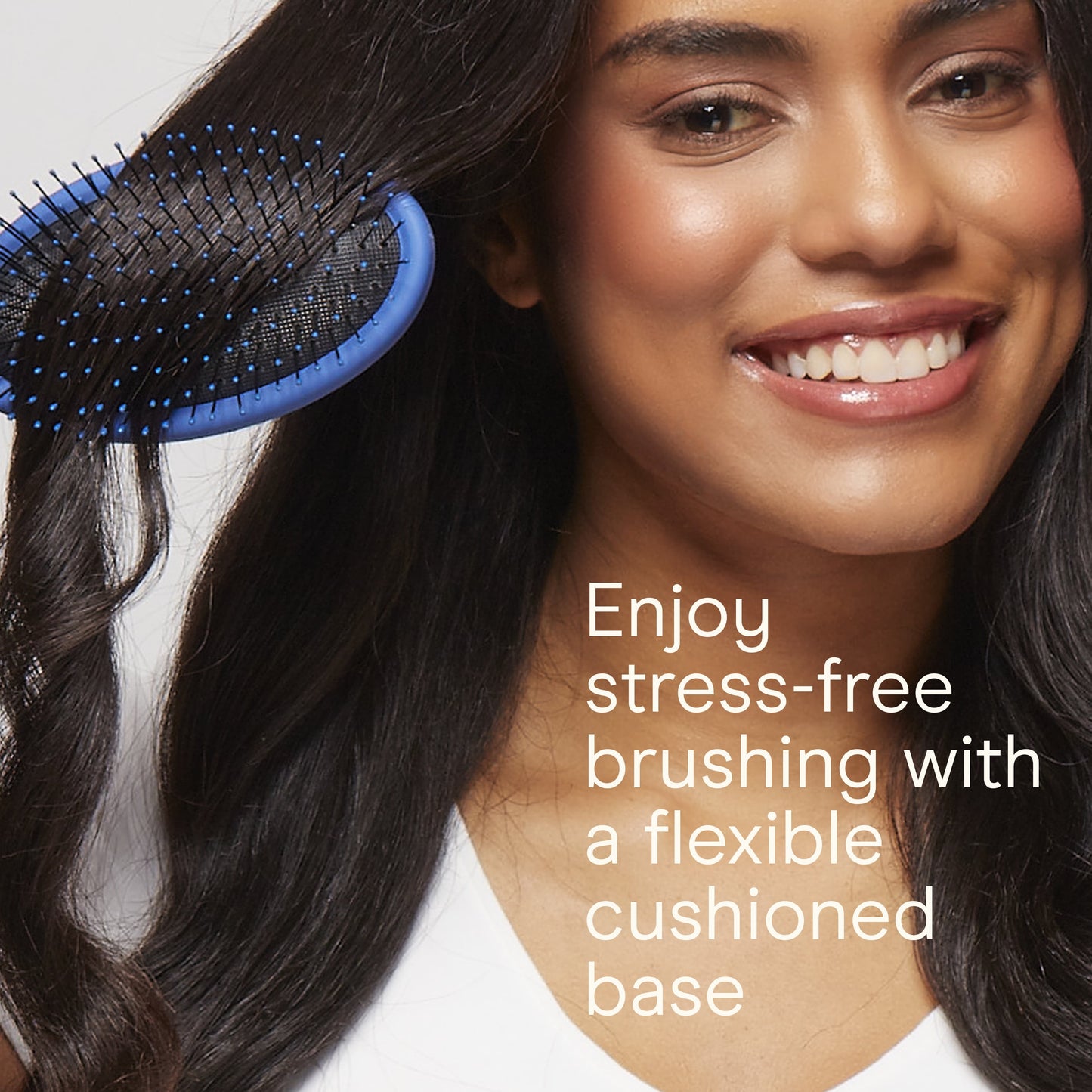 (2 pack) Cushion Hair Brush with Ball-Tipped Bristles for Gentle Detangling - Image 6