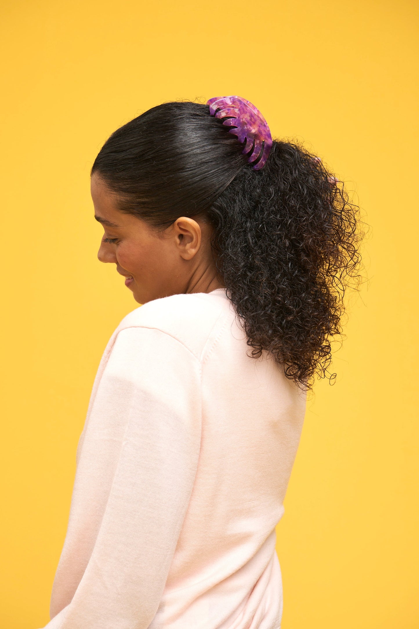Tru x Maeberry Acrylic Claw Clip, SlideProof Grip, Trendy Large Hair Clip, 1 Ct - Image 3