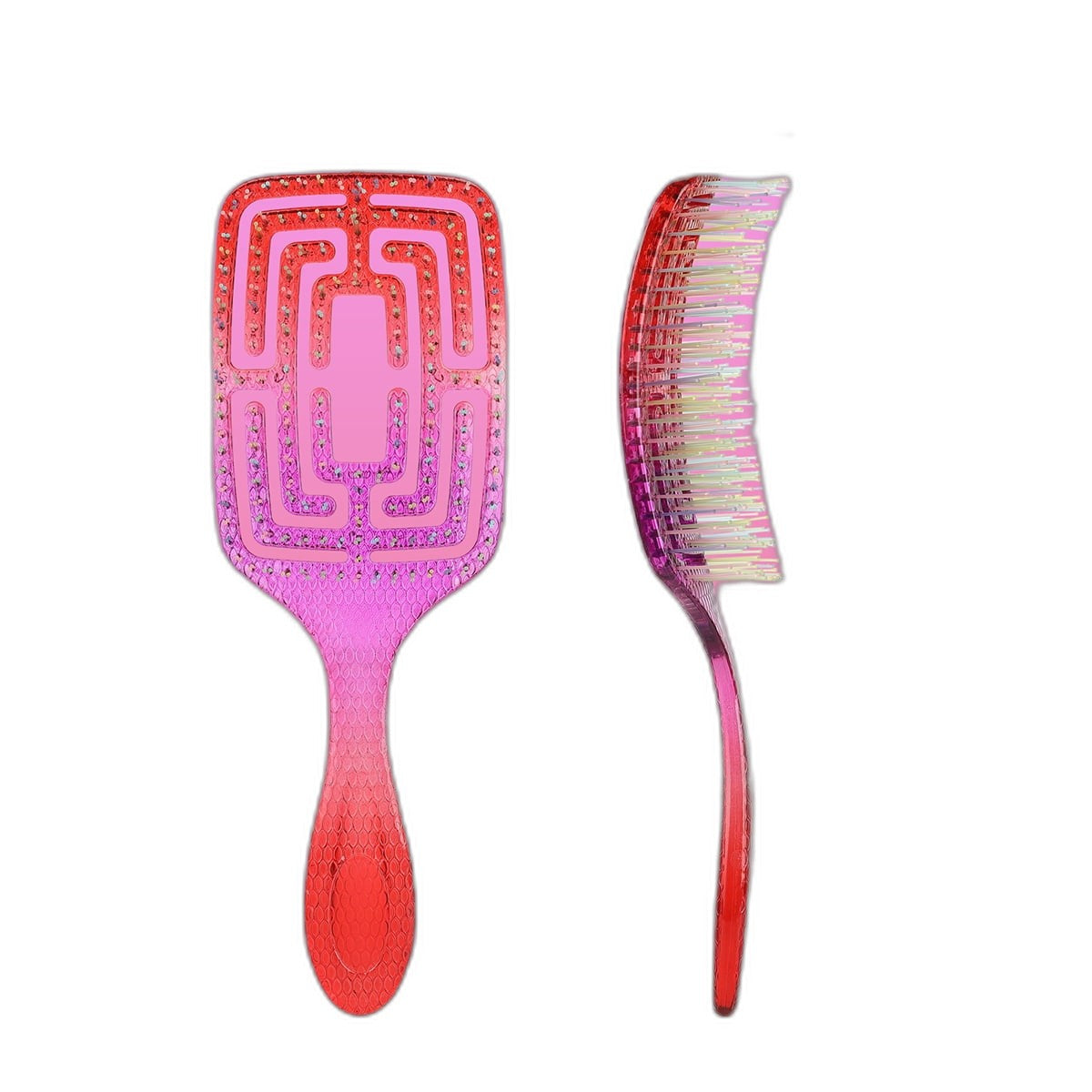 Detangling Hair Brush for Wet or Dry Hair, Vented Design and Ultra Soft-Nylon Detangler Hair Brush for All Hair Types