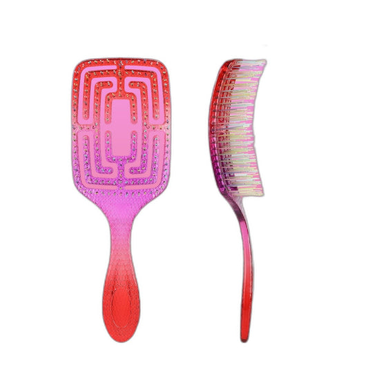 Detangling Hair Brush for Wet or Dry Hair, Vented Design and Ultra Soft-Nylon Detangler Hair Brush for All Hair Types