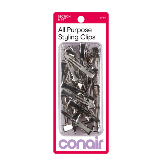 Pin-Up Salon Hair Setting Clips, Silver, 30 Count