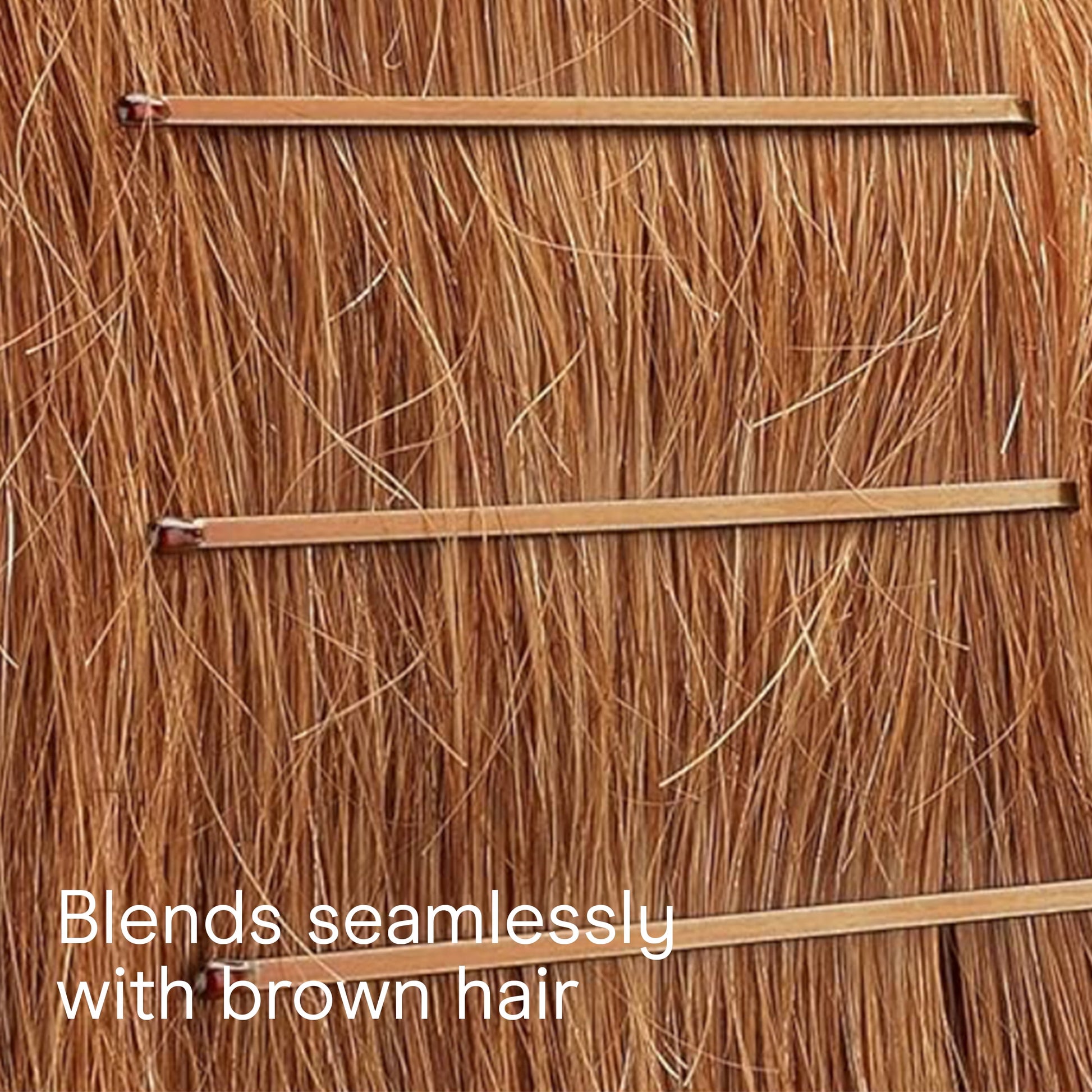 Styling Essentials Mini Bobby Pins, Smooth Brown, 36 Count - Image 4