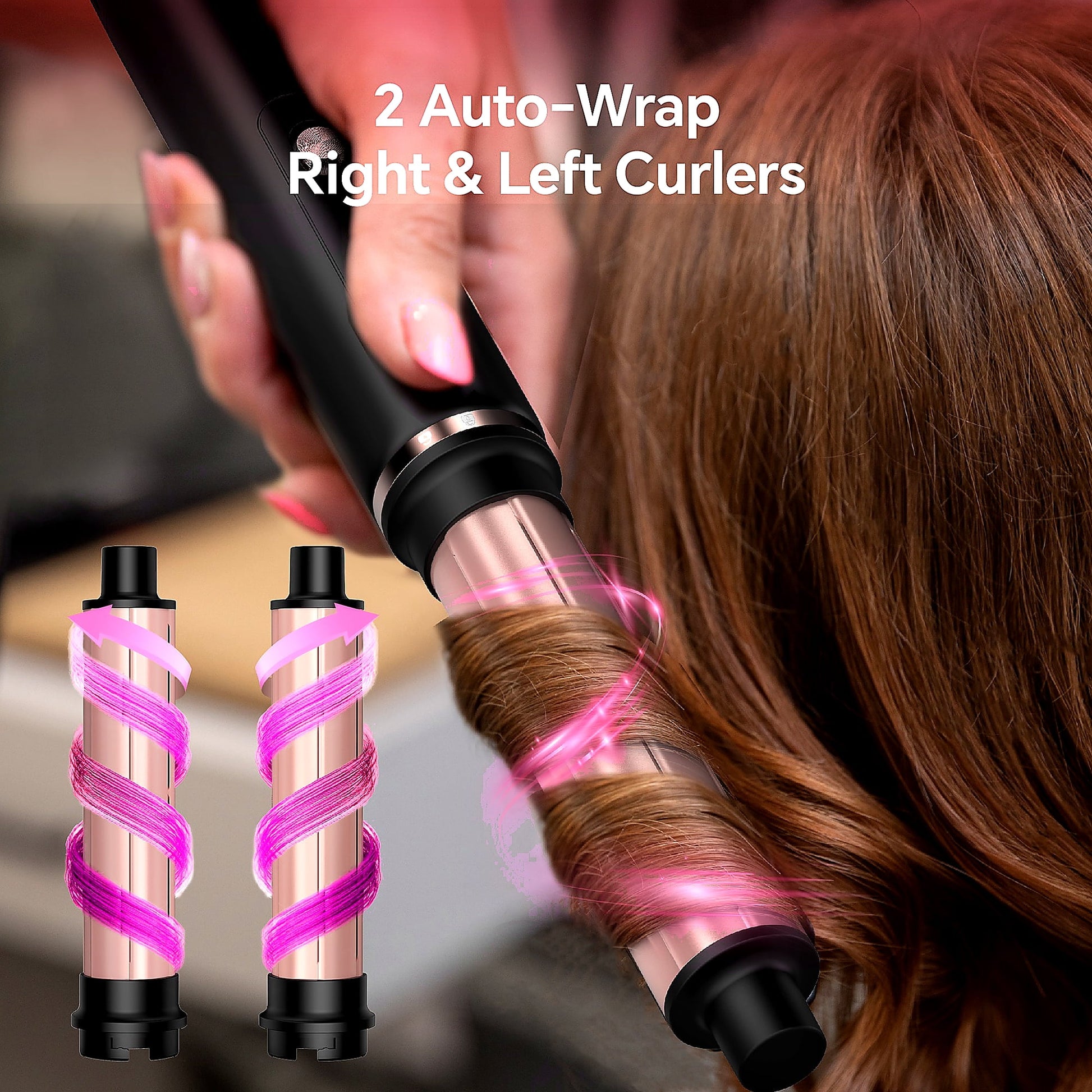 Hair Dryer Brush, Hot Air Brush with Brushless Motor, Blowout Dryer Brush 1300W,Hair Curling Iron - Image 4